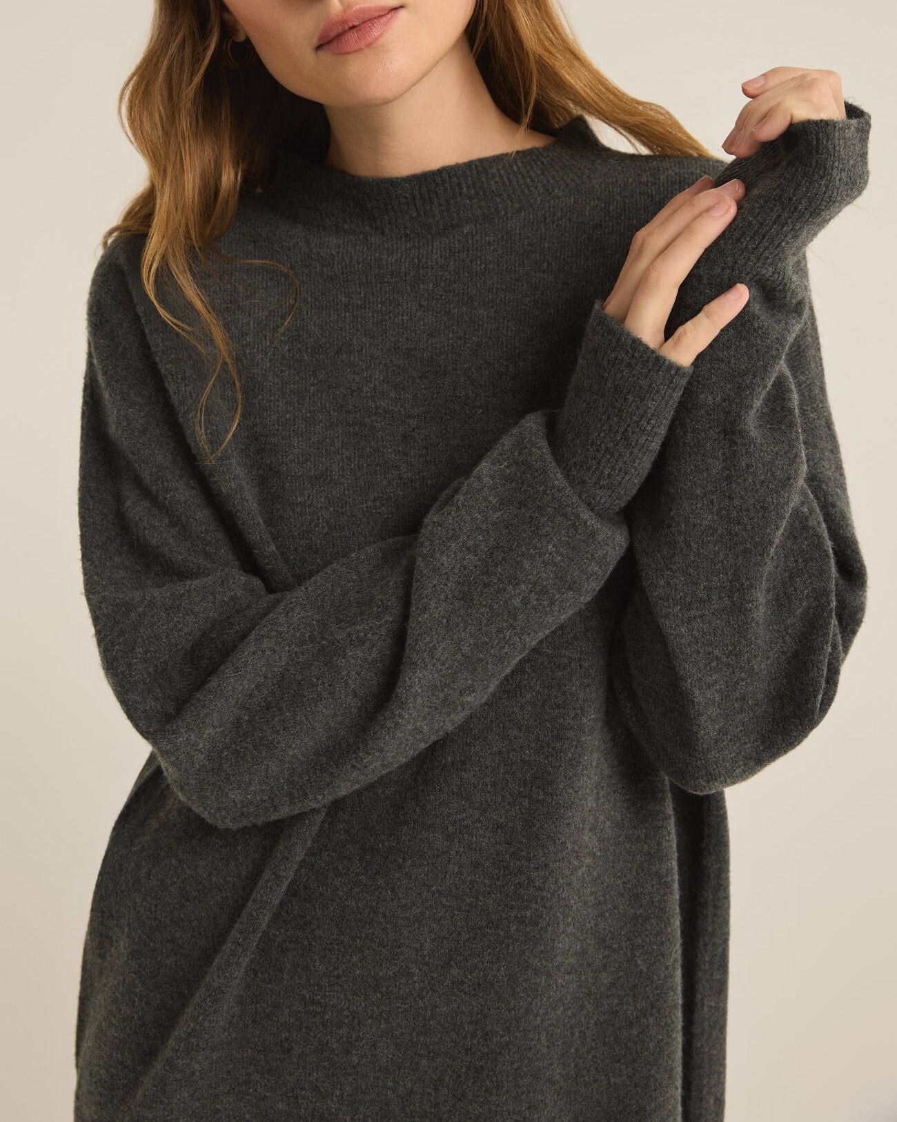 Gia Crew Neck Sweater-Sweaters-Vixen Collection, Day Spa and Women's Boutique Located in Seattle, Washington