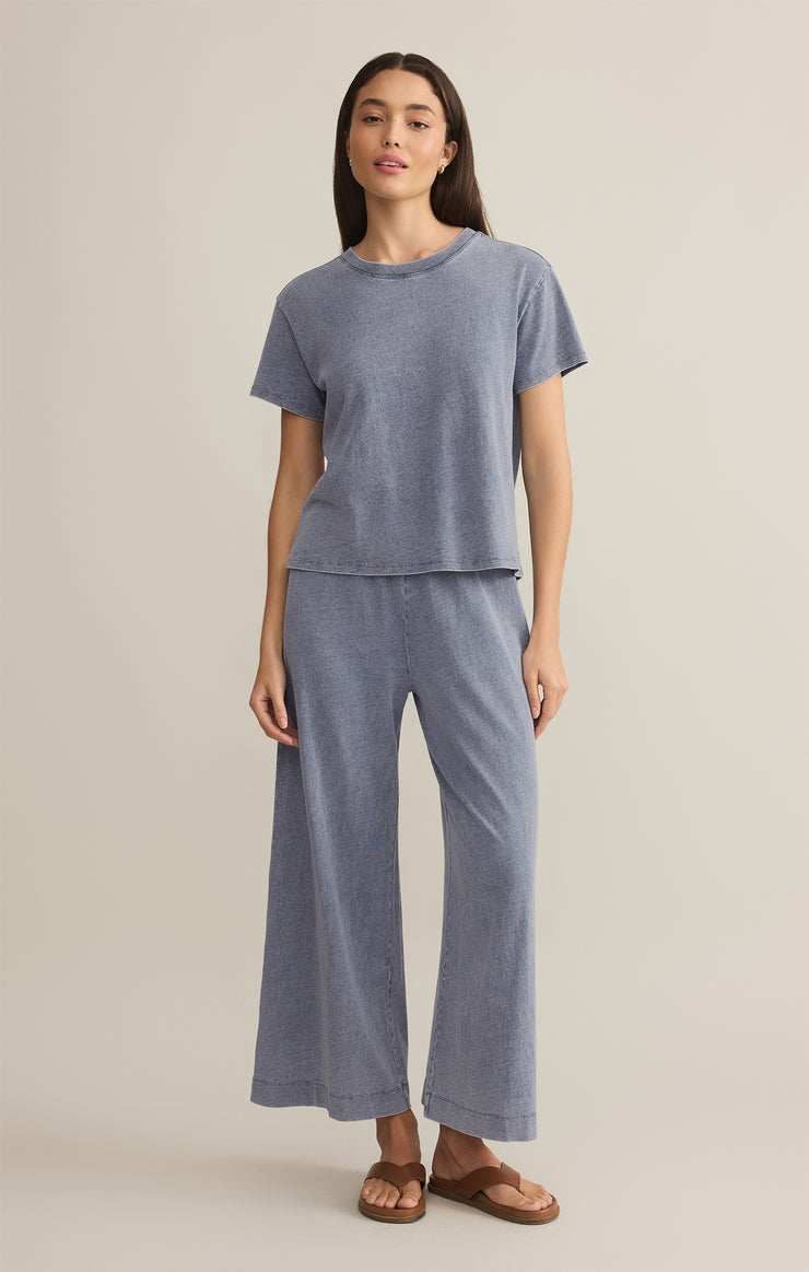 Go To Denim Tee-Short Sleeves-Vixen Collection, Day Spa and Women's Boutique Located in Seattle, Washington