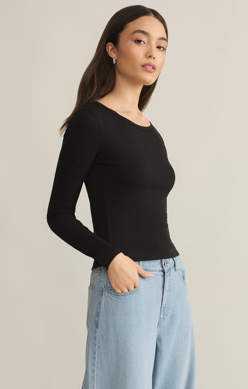 Infinity Fitted Long Sleeve Tee-Long Sleeves-Vixen Collection, Day Spa and Women's Boutique Located in Seattle, Washington