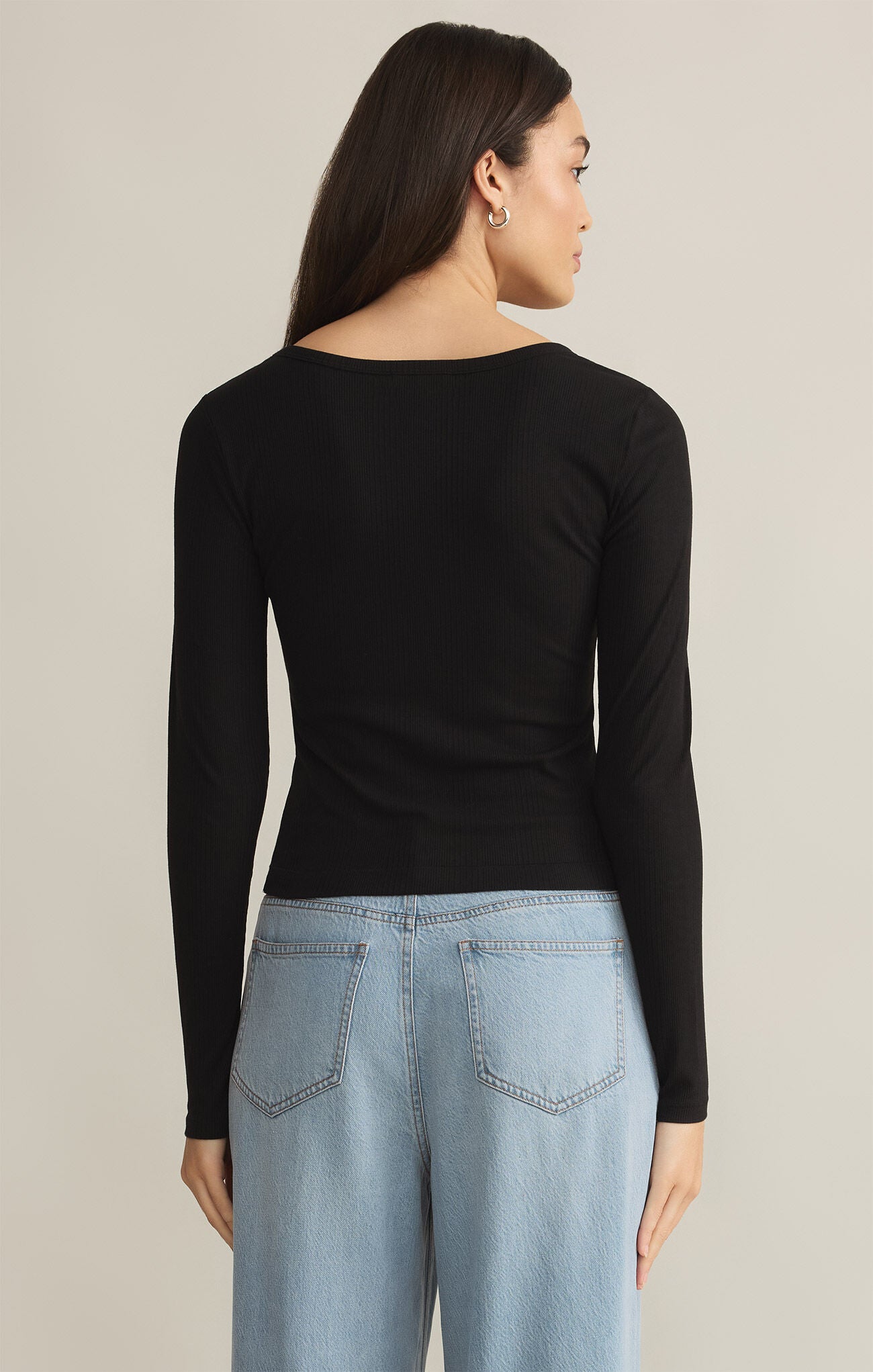 Infinity Fitted Long Sleeve Tee-Long Sleeves-Vixen Collection, Day Spa and Women's Boutique Located in Seattle, Washington