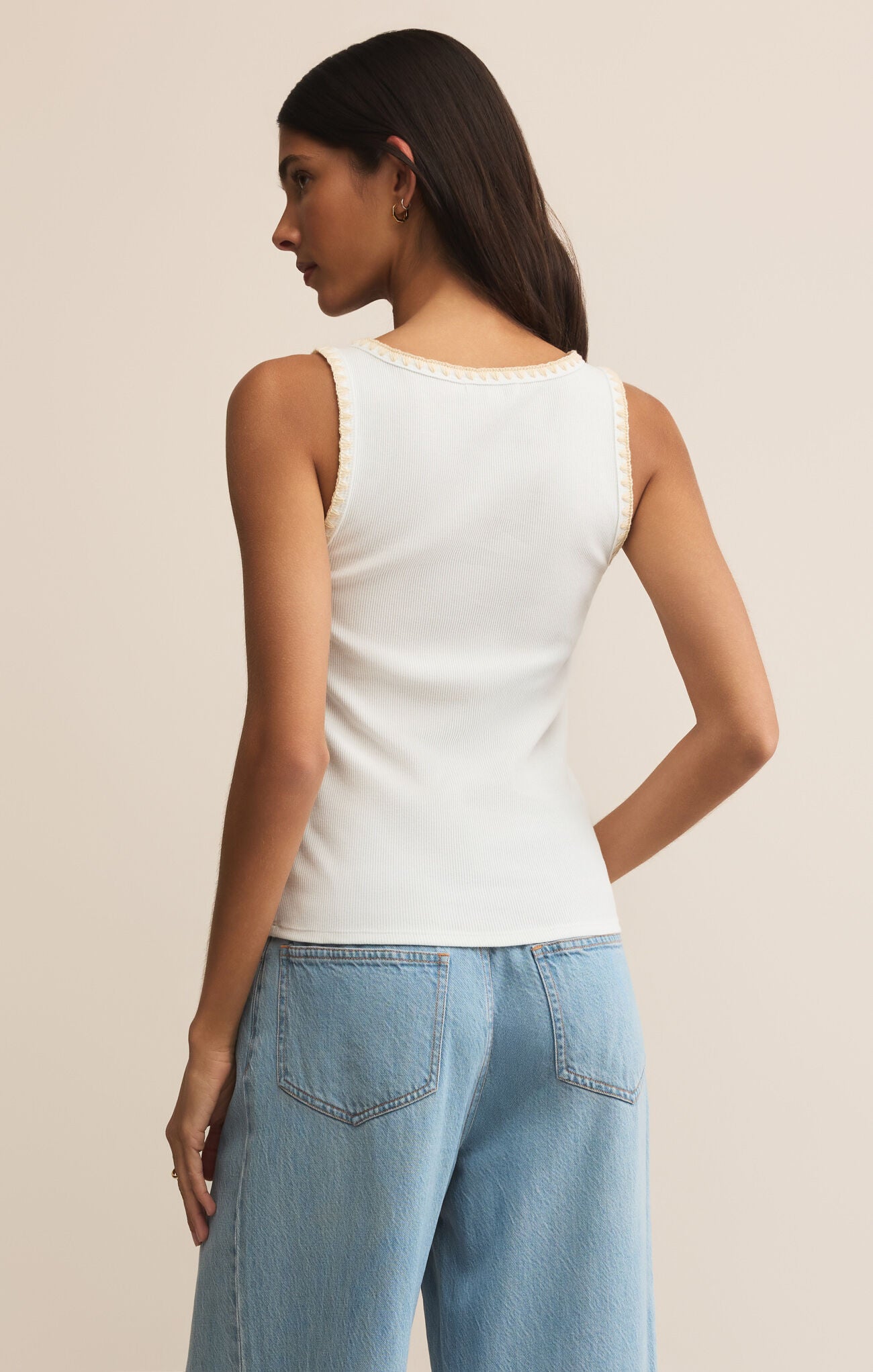 Jaidynn Rib Tank-Tank Tops-Vixen Collection, Day Spa and Women's Boutique Located in Seattle, Washington