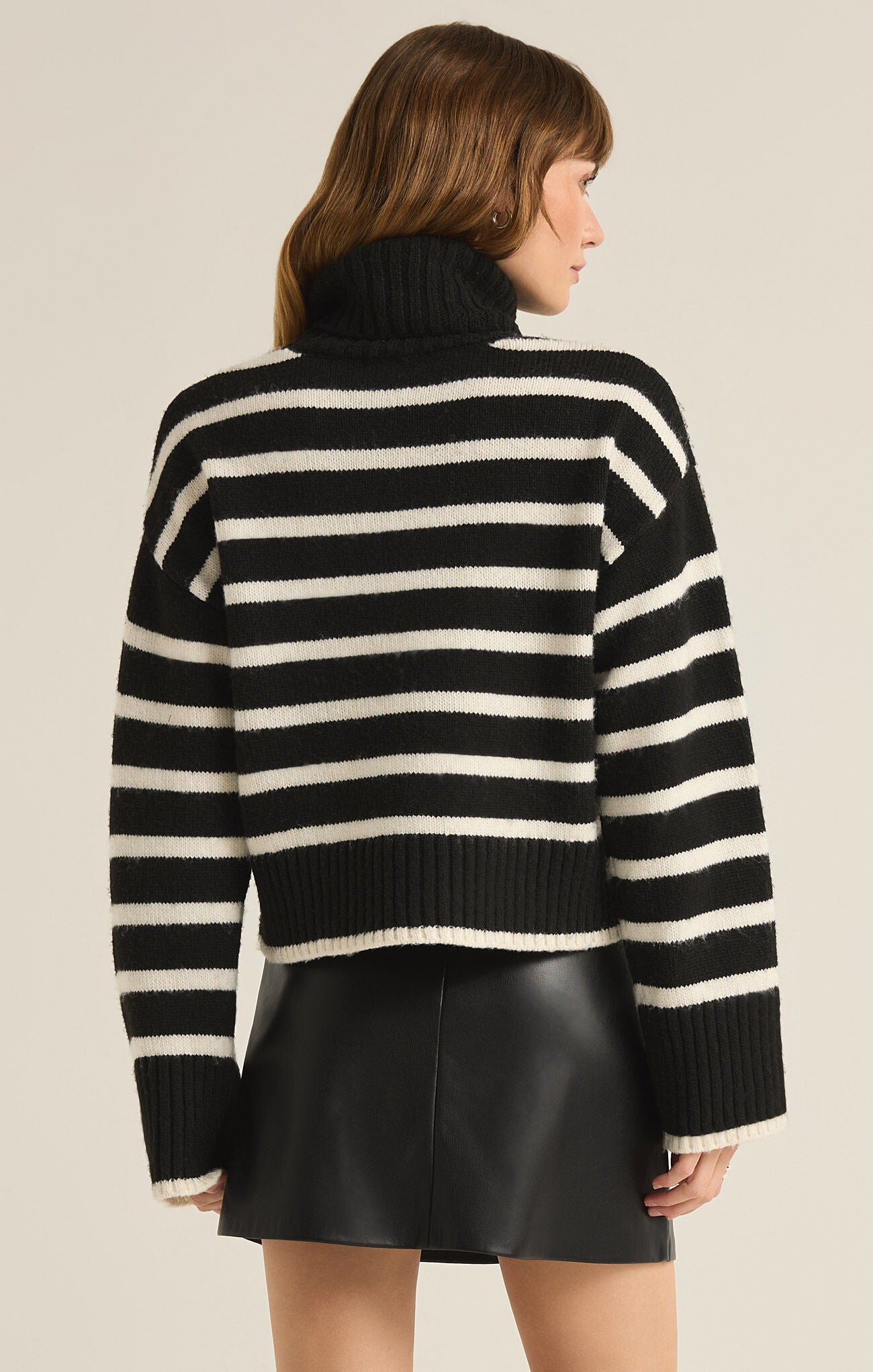 Josephine Stripe Sweater-Sweaters-Vixen Collection, Day Spa and Women's Boutique Located in Seattle, Washington