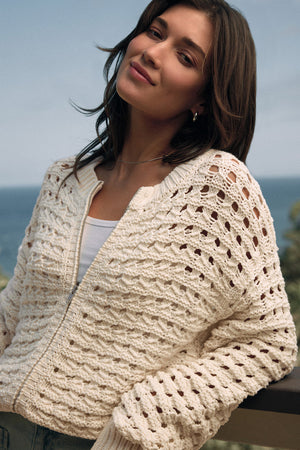 Liam Sweater Jacket-Jackets-Vixen Collection, Day Spa and Women's Boutique Located in Seattle, Washington