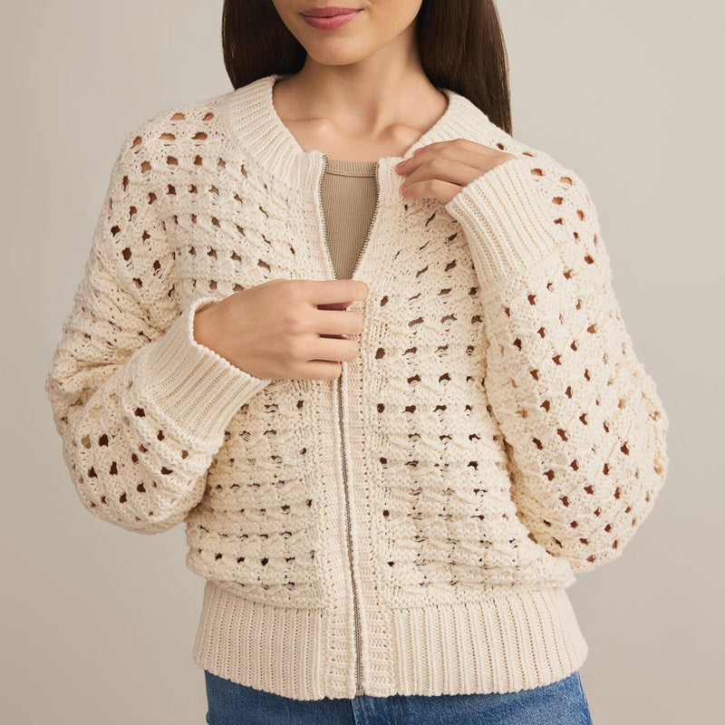 Liam Sweater Jacket-Jackets-Vixen Collection, Day Spa and Women's Boutique Located in Seattle, Washington