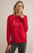 Love Notes Boyfriend Sweater-Sweaters-Vixen Collection, Day Spa and Women's Boutique Located in Seattle, Washington