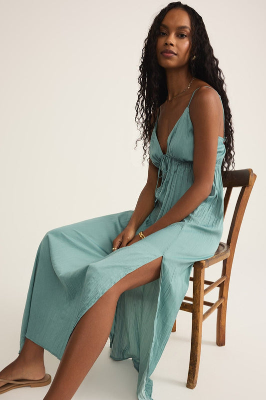Manon Satin Maxi Dress-Dresses-Vixen Collection, Day Spa and Women's Boutique Located in Seattle, Washington