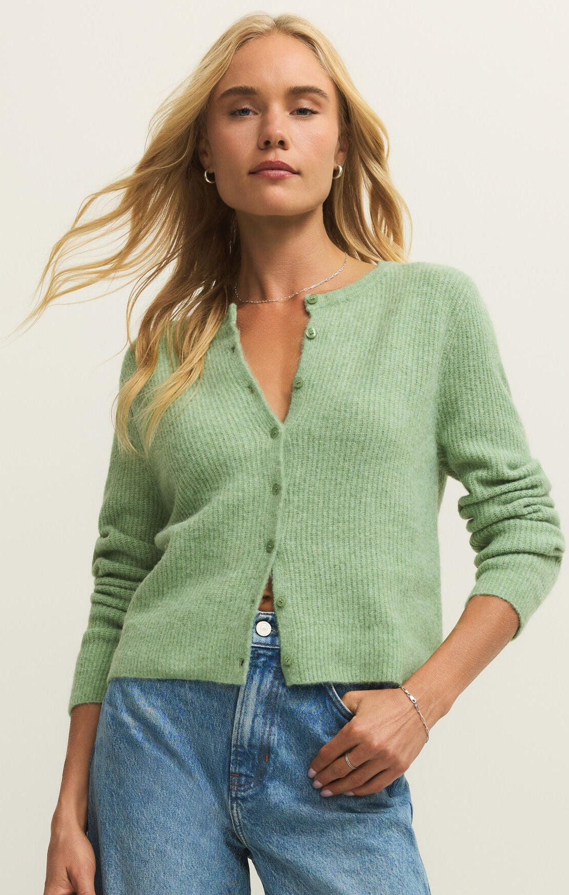 Medina Rib Cardigan-Sweaters-Vixen Collection, Day Spa and Women's Boutique Located in Seattle, Washington