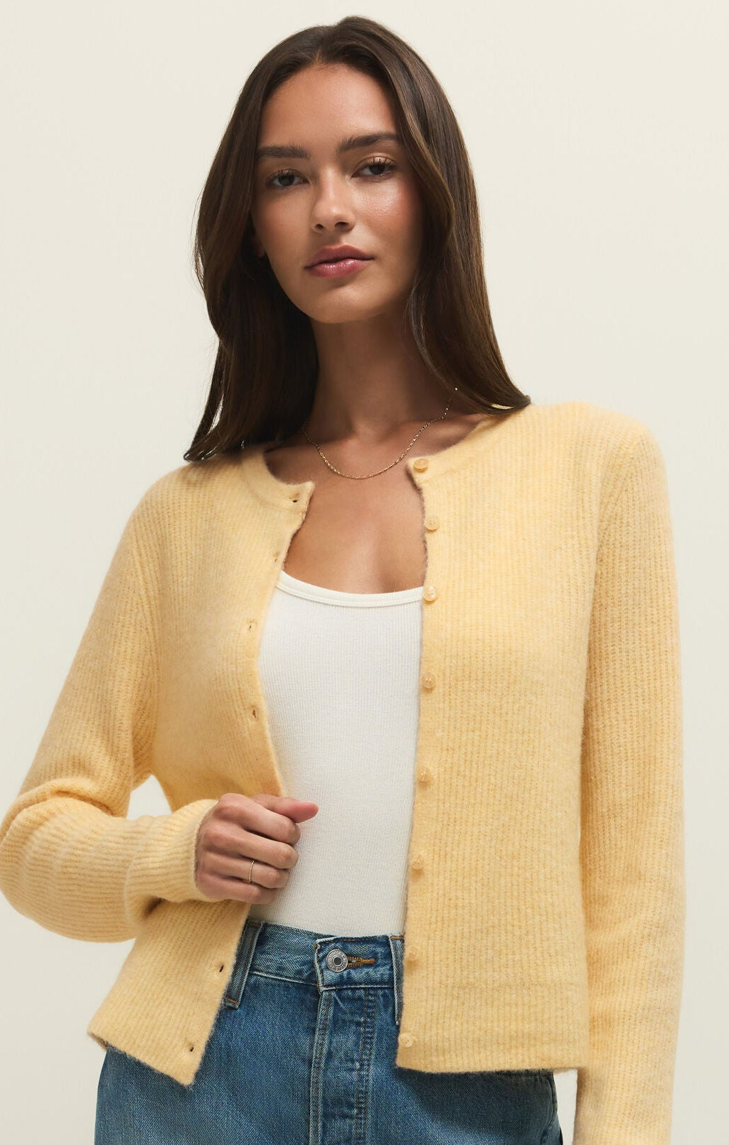 Medina Rib Cardigan-Sweaters-Vixen Collection, Day Spa and Women's Boutique Located in Seattle, Washington