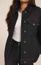 Miles Denim Jacket-Jackets-Vixen Collection, Day Spa and Women's Boutique Located in Seattle, Washington