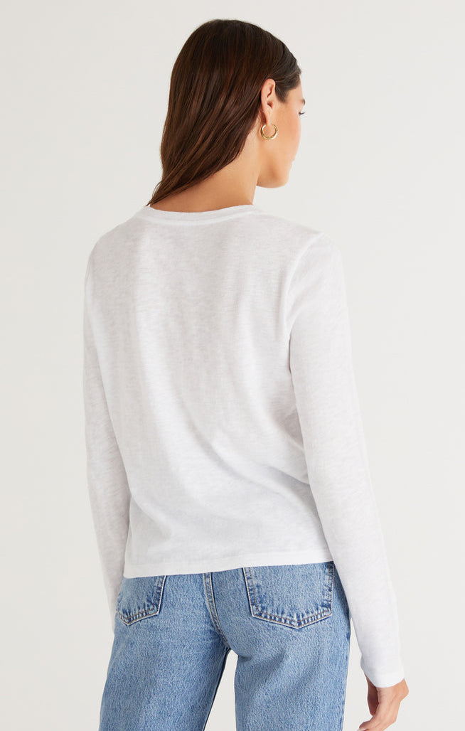 Modern Slub Long Sleeve Tee-Long Sleeves-Vixen Collection, Day Spa and Women's Boutique Located in Seattle, Washington