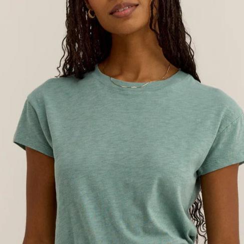 Modern Slub Tee-Short Sleeves-Vixen Collection, Day Spa and Women's Boutique Located in Seattle, Washington