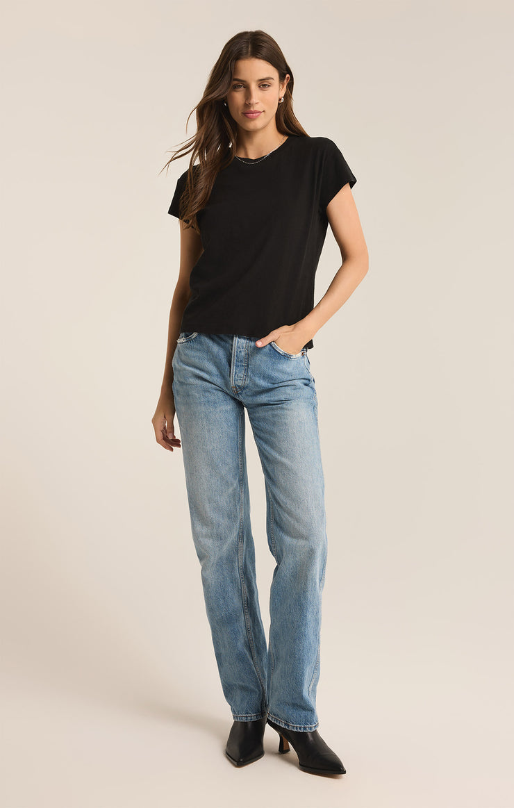 Z OLD Modern Slub Tee-Short Sleeves-Vixen Collection, Day Spa and Women's Boutique Located in Seattle, Washington
