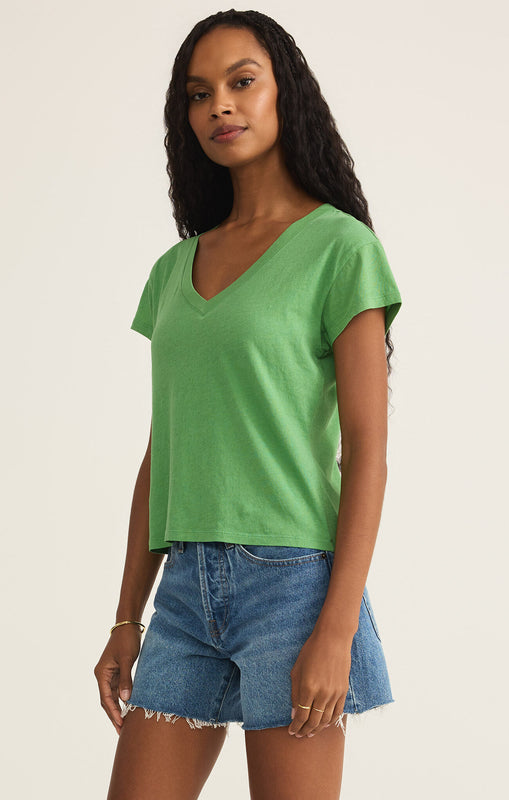 Modern V-Neck Tee-Short Sleeves-Vixen Collection, Day Spa and Women's Boutique Located in Seattle, Washington