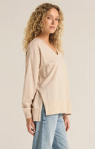 Modern V-Neck Weekender-Long Sleeves-Vixen Collection, Day Spa and Women's Boutique Located in Seattle, Washington