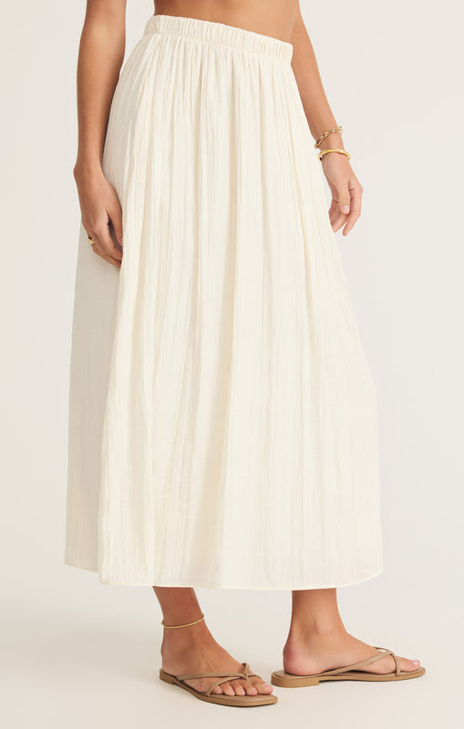 Nicoline Crinkle Midi Skirt-Skirts-Vixen Collection, Day Spa and Women's Boutique Located in Seattle, Washington