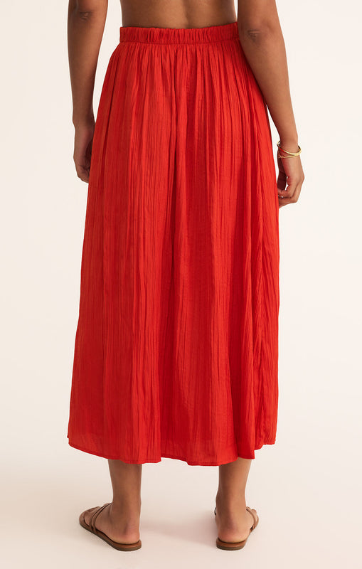 Nicoline Crinkle Midi Skirt-Skirts-Vixen Collection, Day Spa and Women's Boutique Located in Seattle, Washington