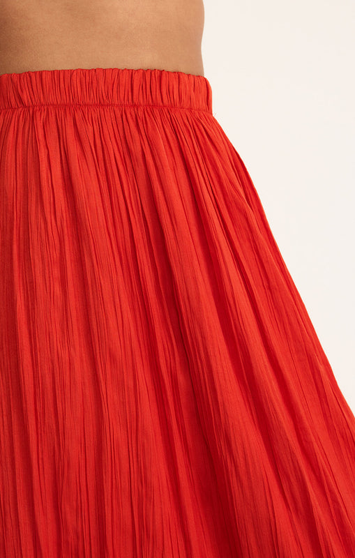 Nicoline Crinkle Midi Skirt-Skirts-Vixen Collection, Day Spa and Women's Boutique Located in Seattle, Washington