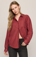 River Plaid Button Up-Long Sleeves-Vixen Collection, Day Spa and Women's Boutique Located in Seattle, Washington