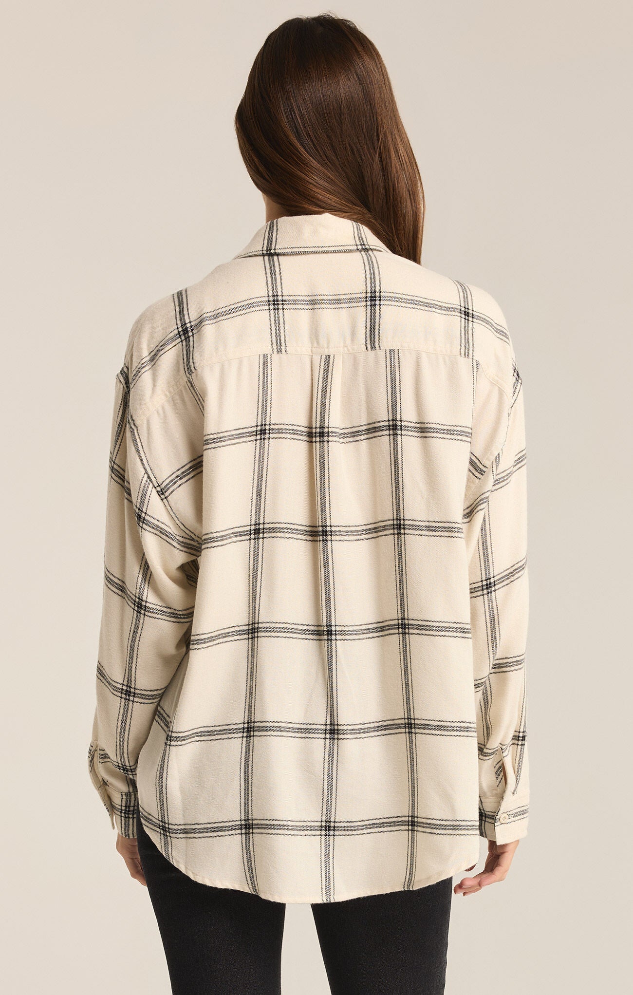 River Plaid Button Up-Long Sleeves-Vixen Collection, Day Spa and Women's Boutique Located in Seattle, Washington