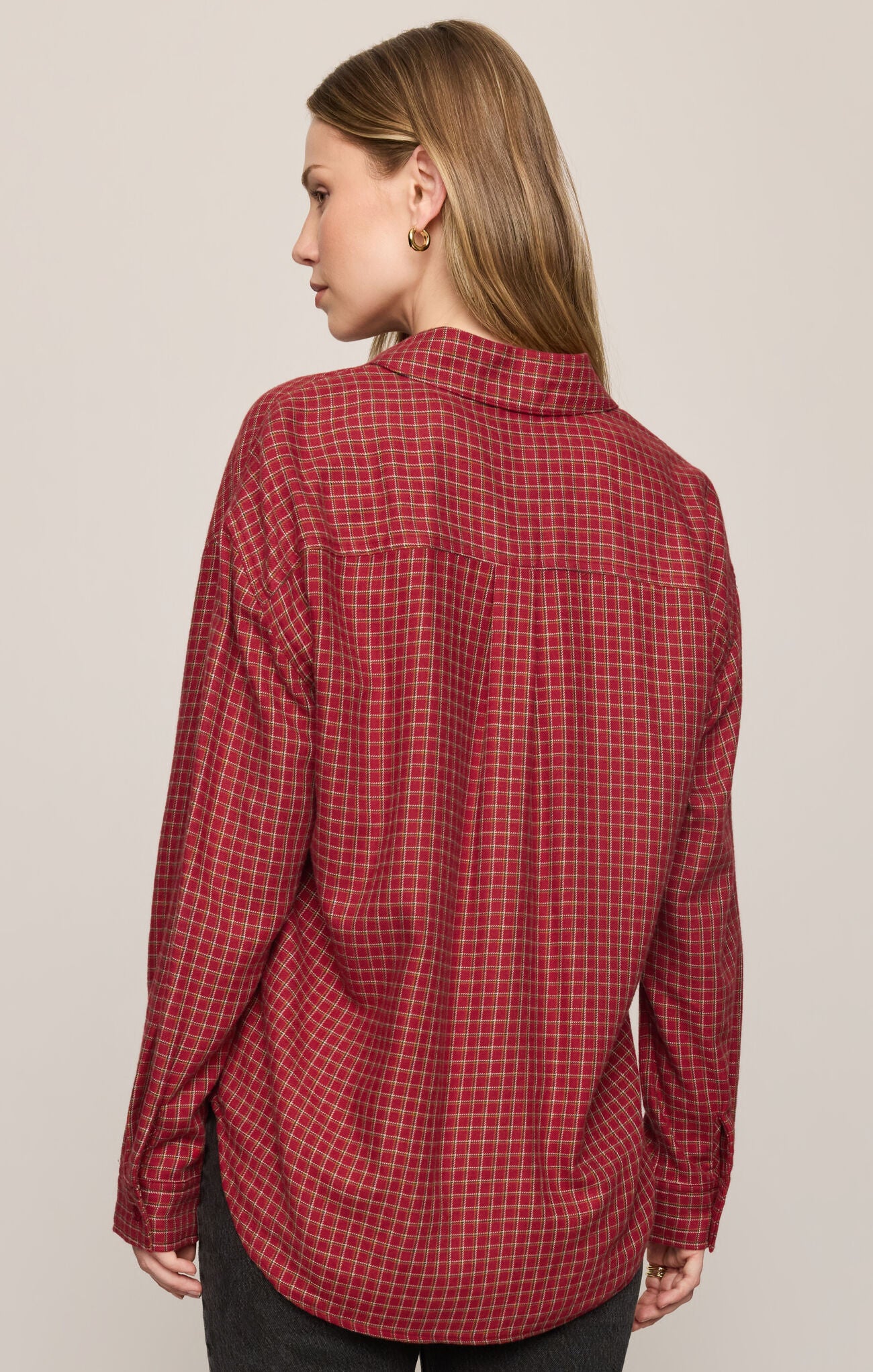 River Plaid Button Up-Long Sleeves-Vixen Collection, Day Spa and Women's Boutique Located in Seattle, Washington