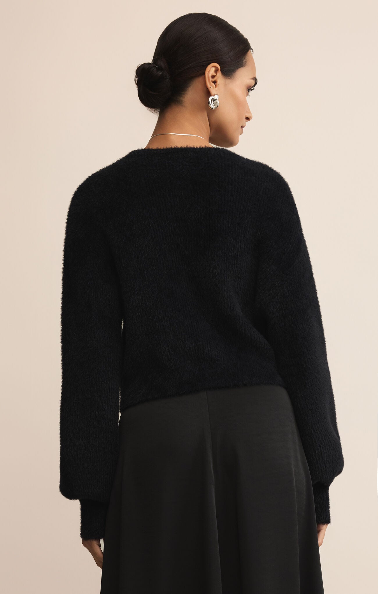 Sadira Fluffy Cardigan-Sweaters-Vixen Collection, Day Spa and Women's Boutique Located in Seattle, Washington