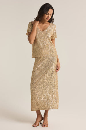 Saturn Sequin Skirt-Skirts-Vixen Collection, Day Spa and Women's Boutique Located in Seattle, Washington