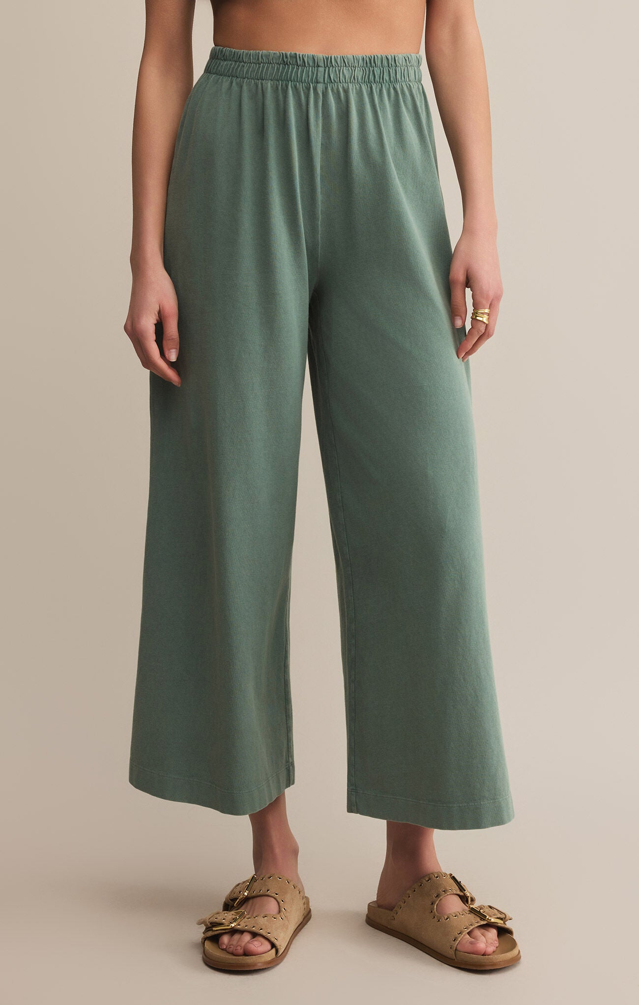 Scout Jersey Crop Flare Pant-Pants-Vixen Collection, Day Spa and Women's Boutique Located in Seattle, Washington