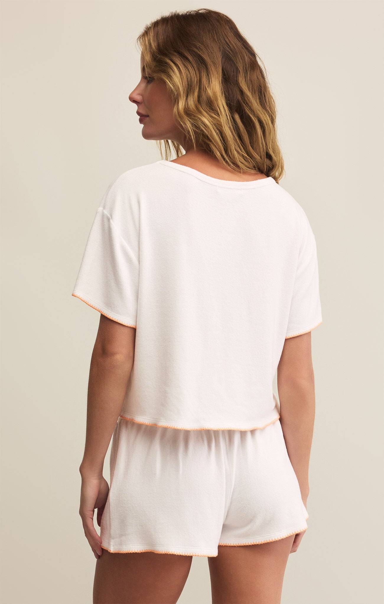 Seas The Day Stitch Top-Short Sleeves-Vixen Collection, Day Spa and Women's Boutique Located in Seattle, Washington