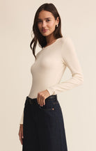 Second Skin Crew Long Sleeve-Long Sleeves-Vixen Collection, Day Spa and Women's Boutique Located in Seattle, Washington