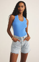 Sirena Rib Tank-Tank Tops-Vixen Collection, Day Spa and Women's Boutique Located in Seattle, Washington