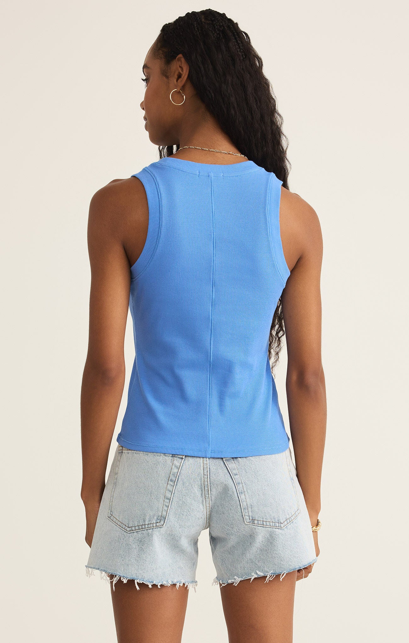 Sirena Rib Tank-Tank Tops-Vixen Collection, Day Spa and Women's Boutique Located in Seattle, Washington