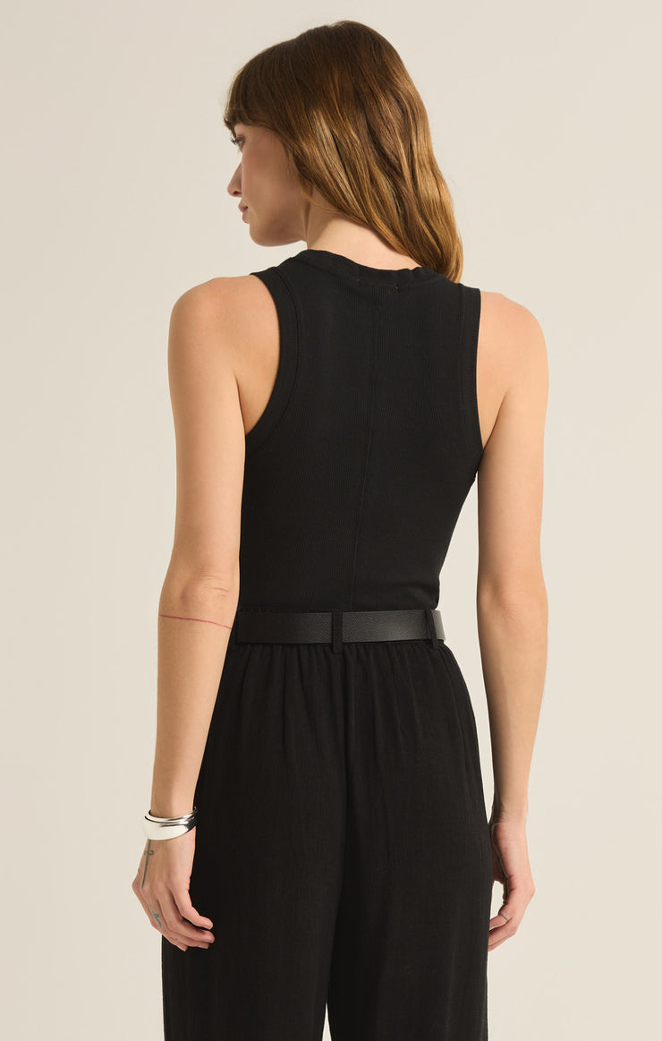 Sirena Rib Tank-Tank Tops-Vixen Collection, Day Spa and Women's Boutique Located in Seattle, Washington