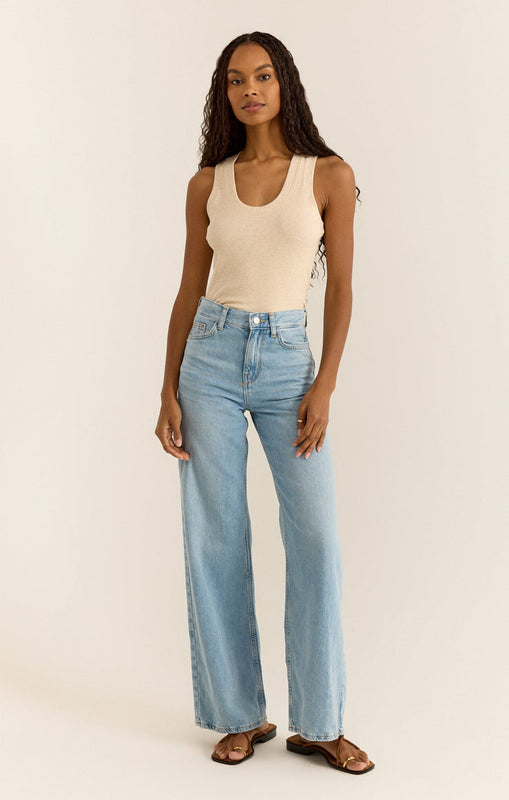 Sirena Rib Tank-Tank Tops-Vixen Collection, Day Spa and Women's Boutique Located in Seattle, Washington