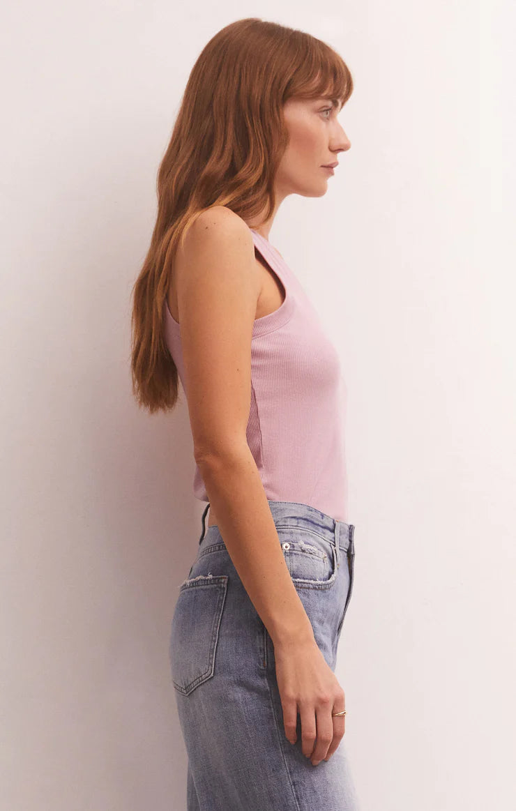 Sirena Rib Tank-Tank Tops-Vixen Collection, Day Spa and Women's Boutique Located in Seattle, Washington