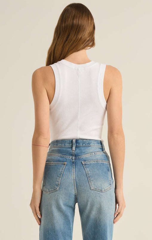 Sirena Rib Tank-Tank Tops-Vixen Collection, Day Spa and Women's Boutique Located in Seattle, Washington