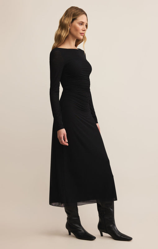 Spellbound Mesh Midi Dress-Dresses-Vixen Collection, Day Spa and Women's Boutique Located in Seattle, Washington