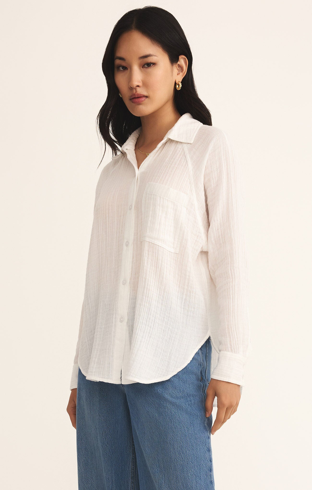 The Perfect Airy Top-Long Sleeves-Vixen Collection, Day Spa and Women's Boutique Located in Seattle, Washington