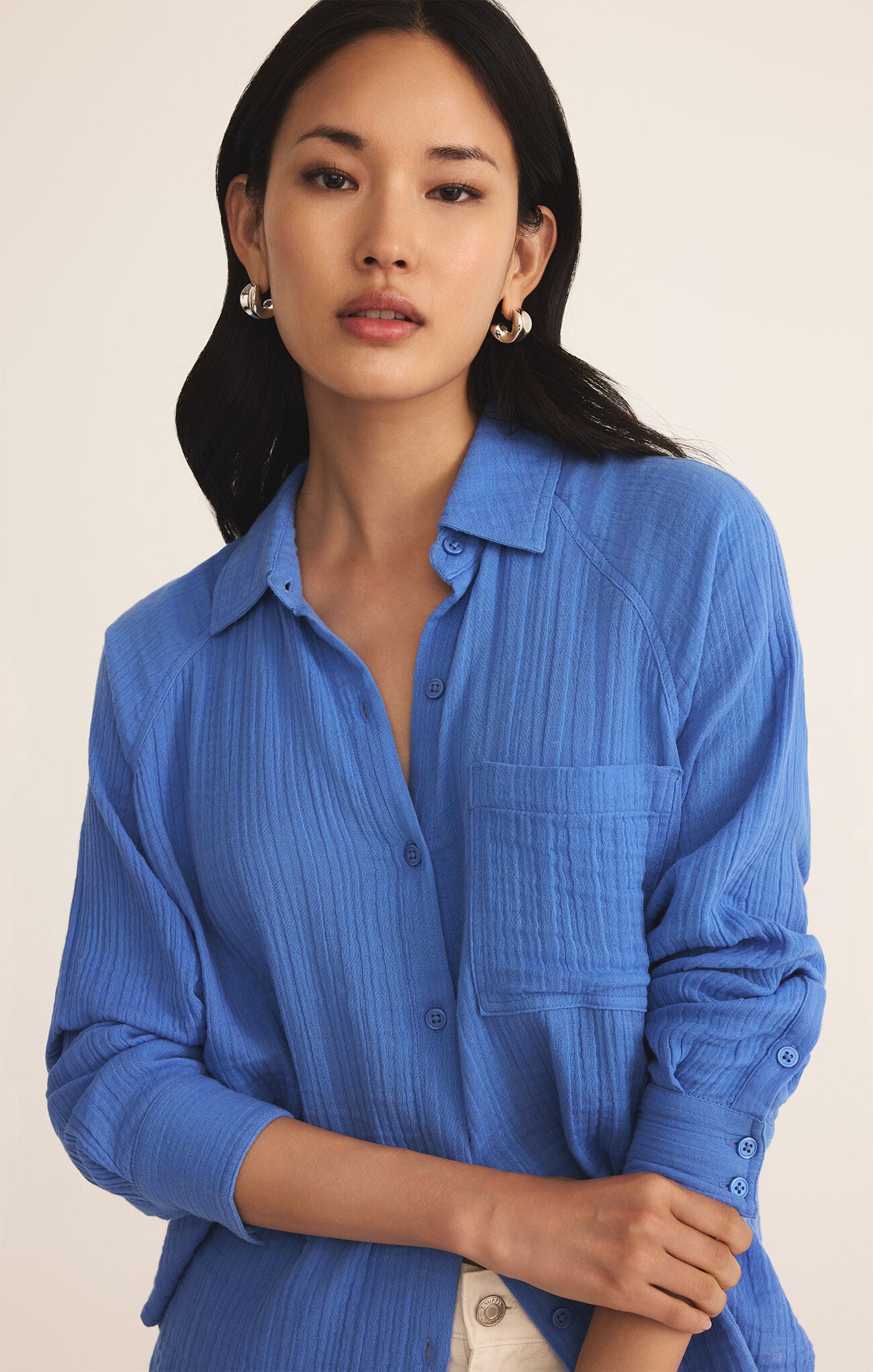 The Perfect Airy Top-Long Sleeves-Vixen Collection, Day Spa and Women's Boutique Located in Seattle, Washington