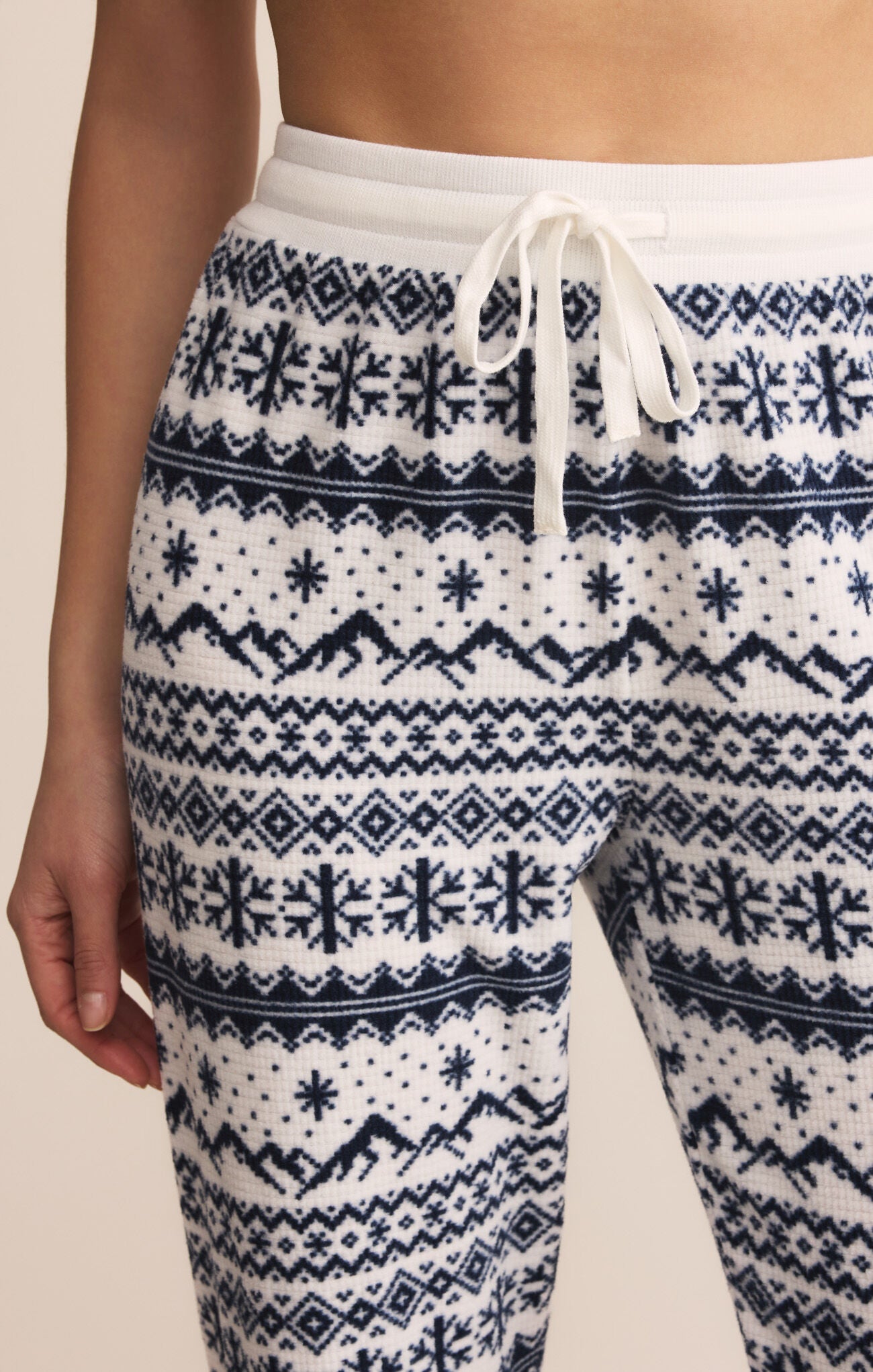 Twilight Fairisle Jogger-Loungewear Bottoms-Vixen Collection, Day Spa and Women's Boutique Located in Seattle, Washington