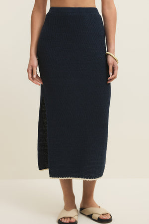 Yessenia Whipstitch Skirt-Skirts-Vixen Collection, Day Spa and Women's Boutique Located in Seattle, Washington