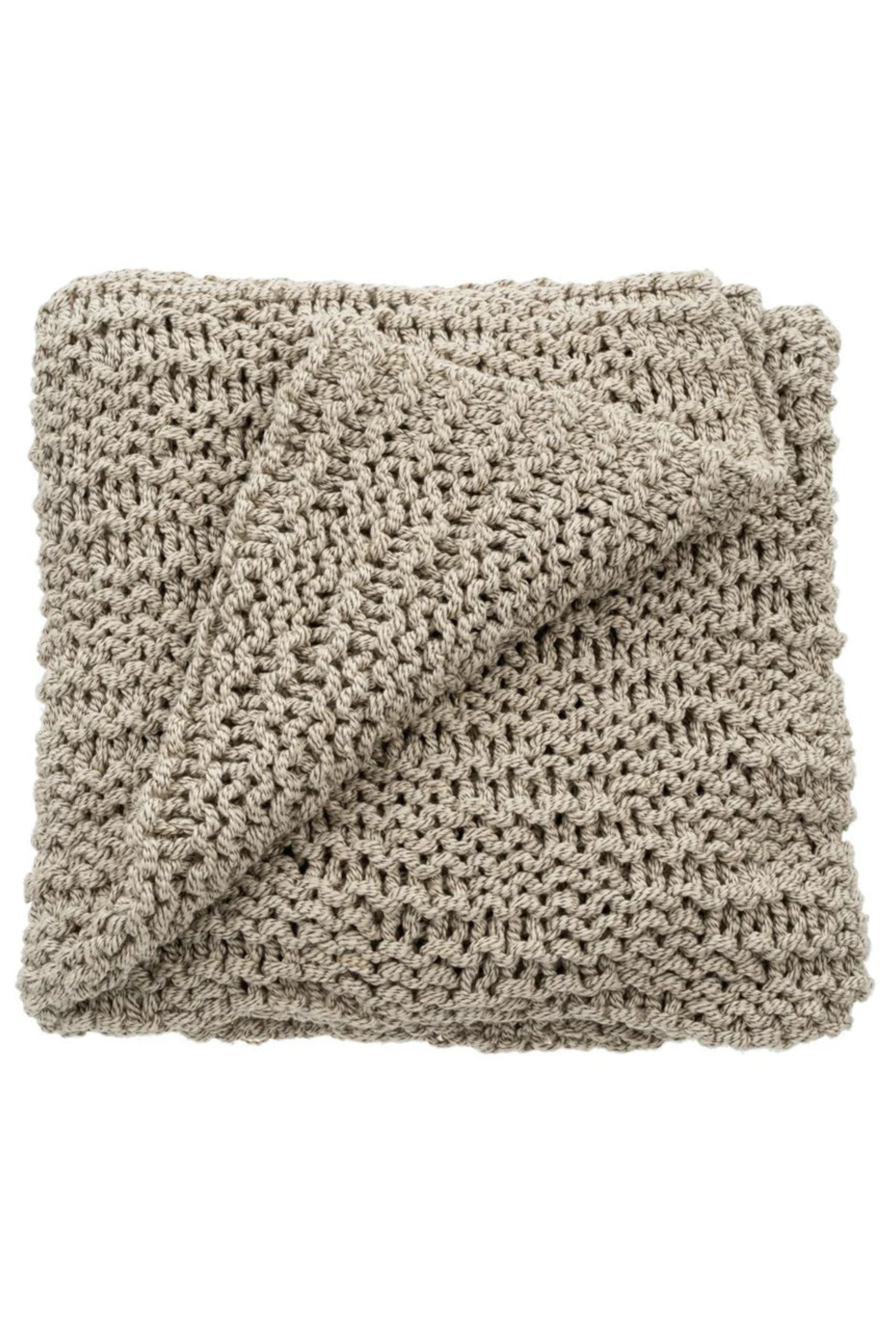 Waves Cotton Knit Throw-Throw Blankets-Vixen Collection, Day Spa and Women's Boutique Located in Seattle, Washington