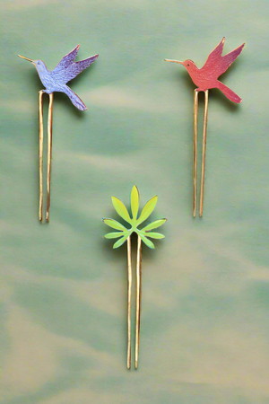 We Dream In Colour Hairpins-Hair Accessories-Vixen Collection, Day Spa and Women's Boutique Located in Seattle, Washington