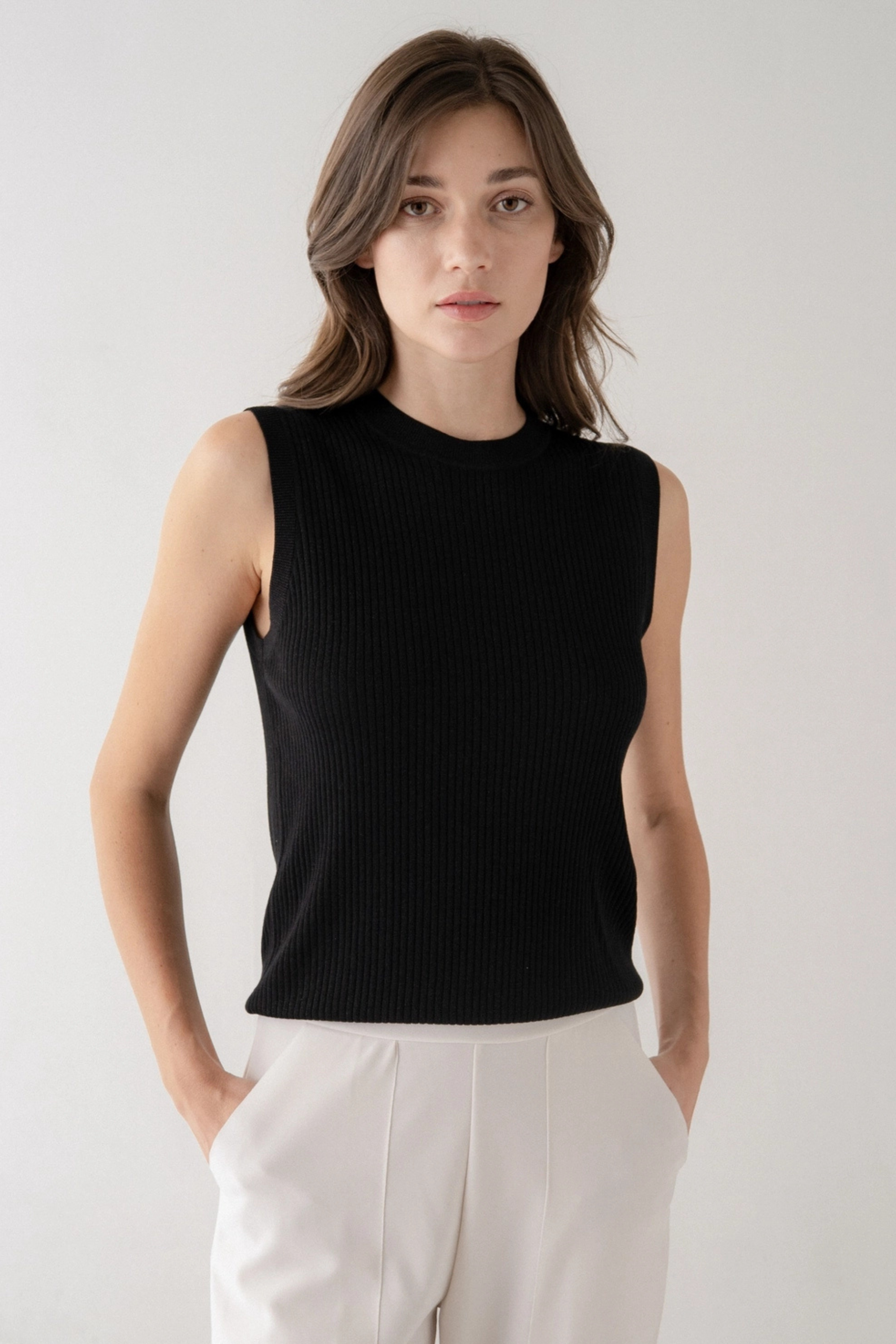 Weekend Rib Tank-Tank Tops-Vixen Collection, Day Spa and Women's Boutique Located in Seattle, Washington
