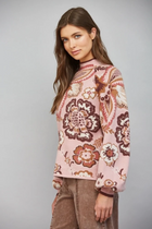 Wildflower Paisley Sweater-Sweaters-Vixen Collection, Day Spa and Women's Boutique Located in Seattle, Washington
