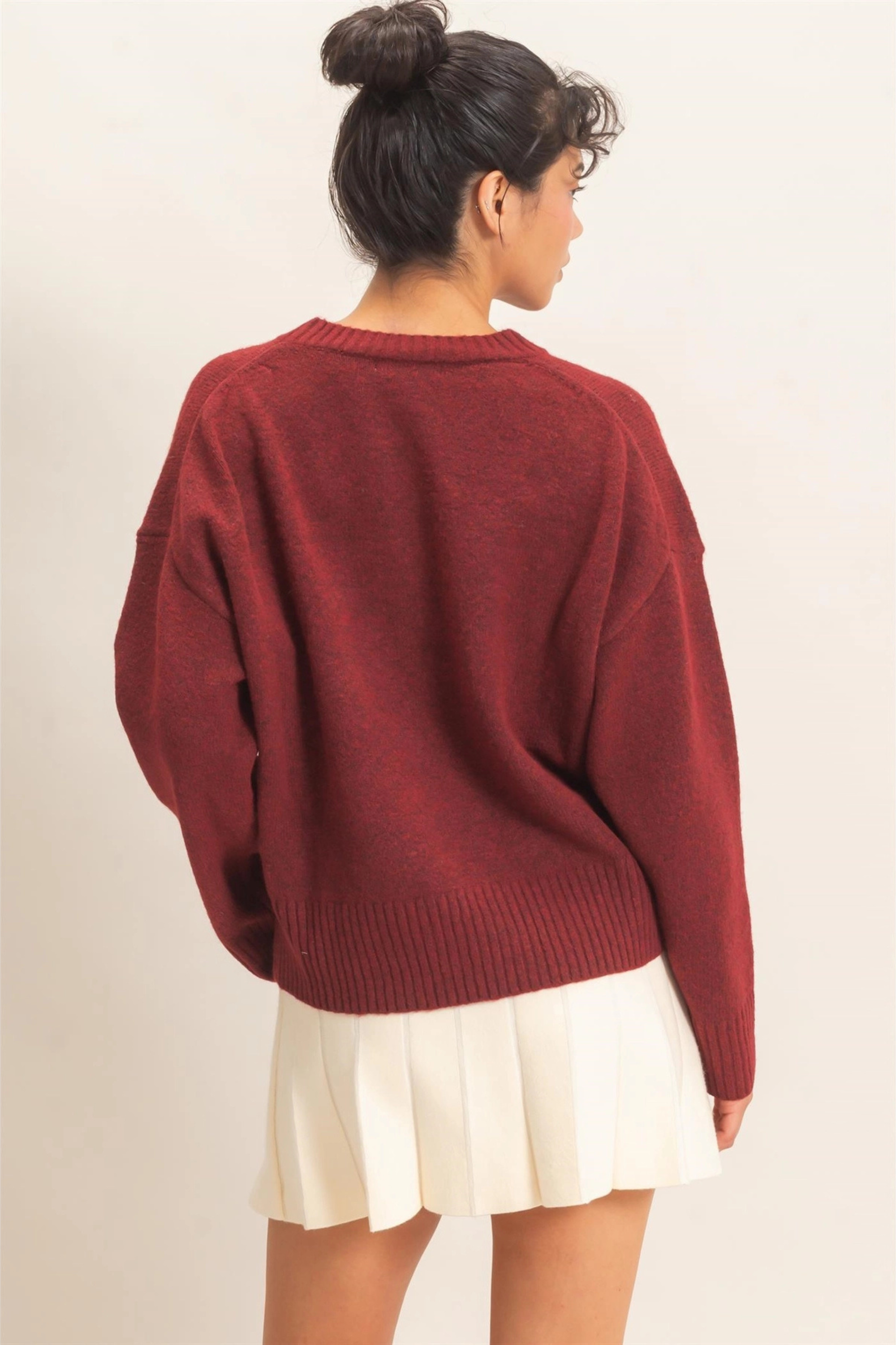 Winter Uniform Sweater-Sweaters-Vixen Collection, Day Spa and Women's Boutique Located in Seattle, Washington
