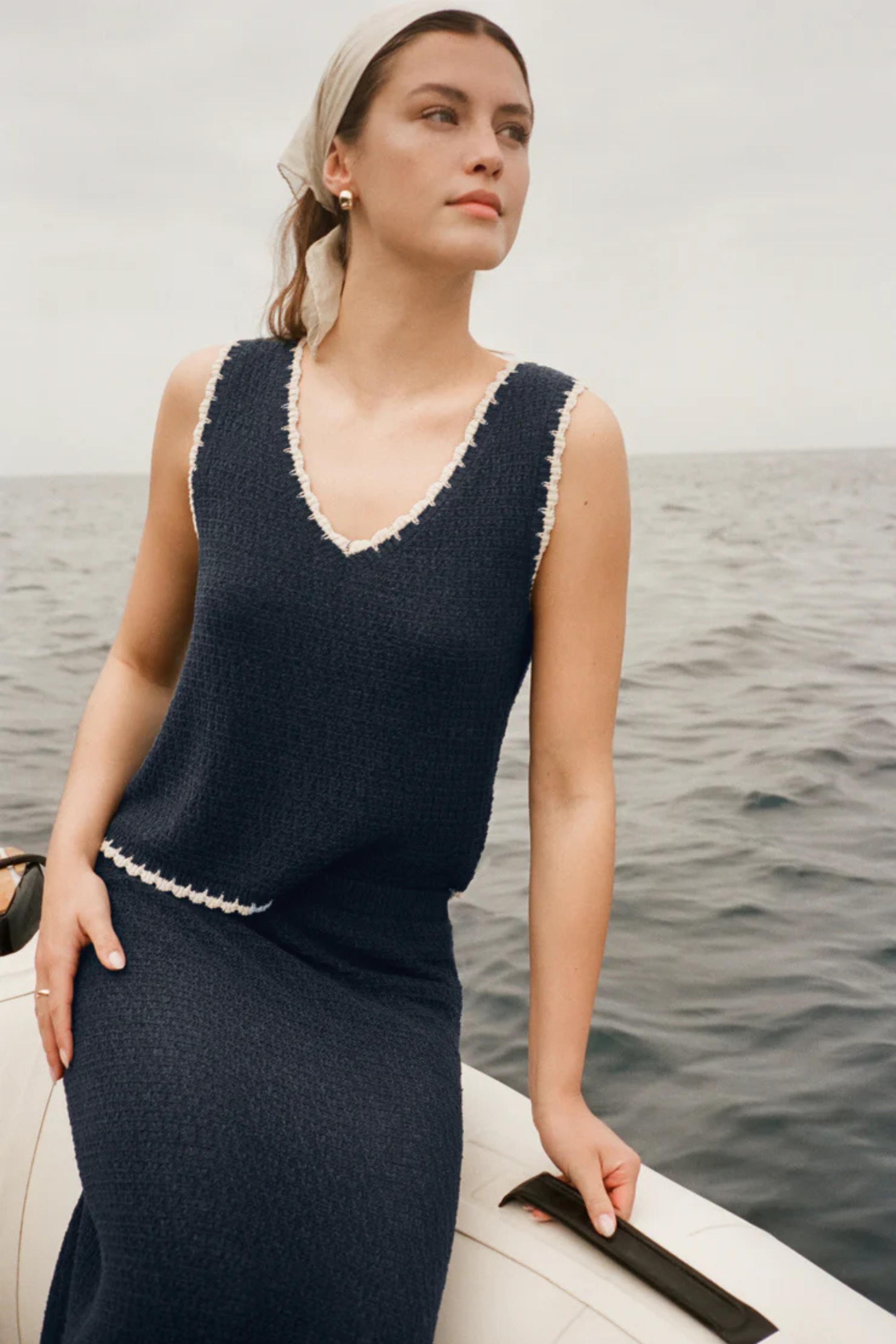 Yessenia Whipstitch Tank-Tank Tops-Vixen Collection, Day Spa and Women's Boutique Located in Seattle, Washington