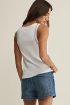 Boa Rib Tank-Tank Tops-Vixen Collection, Day Spa and Women's Boutique Located in Seattle, Washington