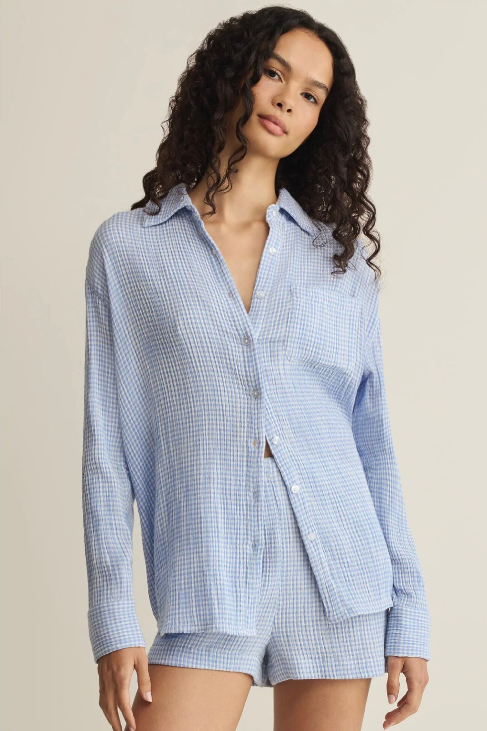 Classic Gingham Top-Tops-Vixen Collection, Day Spa and Women's Boutique Located in Seattle, Washington