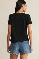 Junie Slub Tee Shirt-Tops-Vixen Collection, Day Spa and Women's Boutique Located in Seattle, Washington