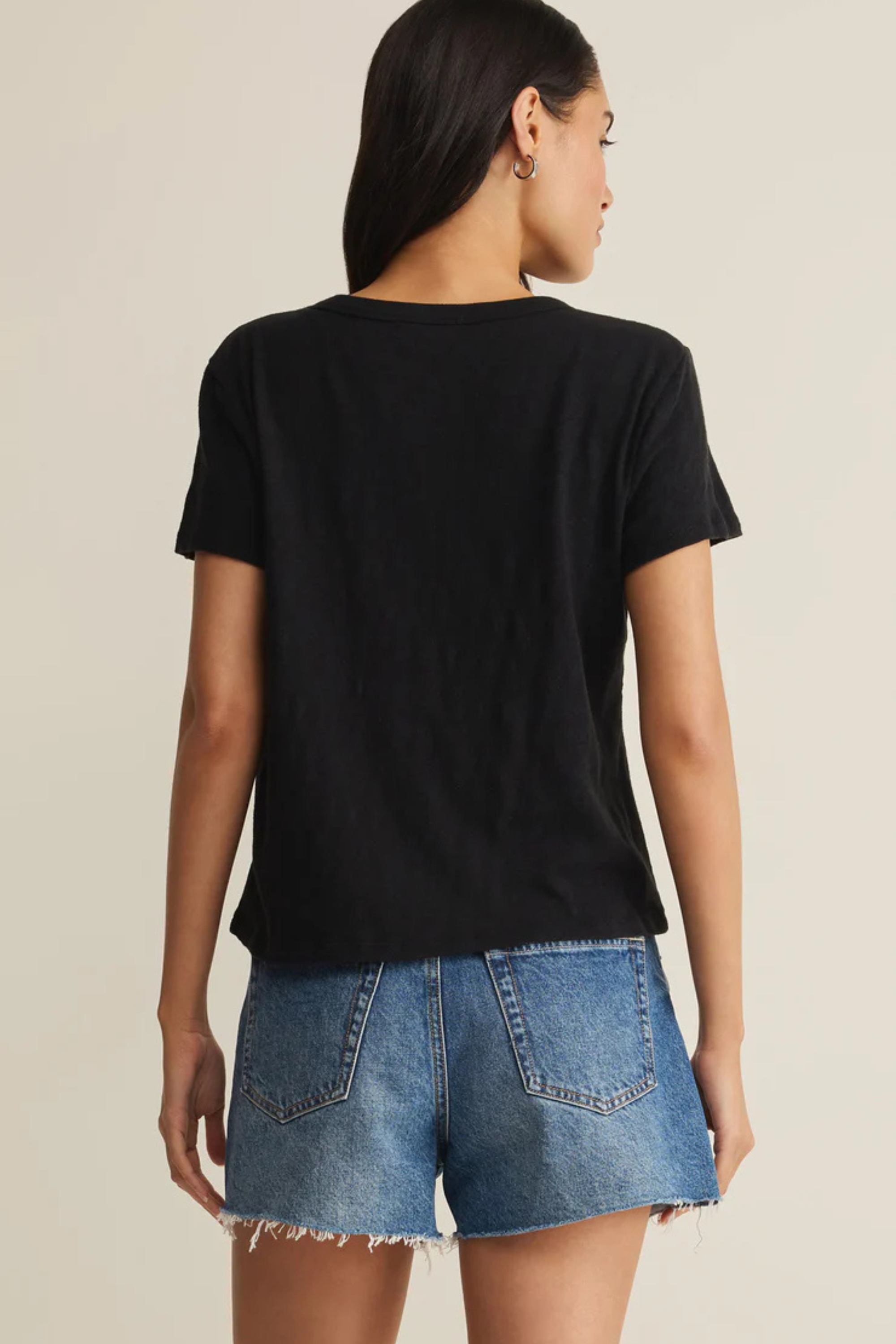 Junie Slub Tee Shirt-Tops-Vixen Collection, Day Spa and Women's Boutique Located in Seattle, Washington